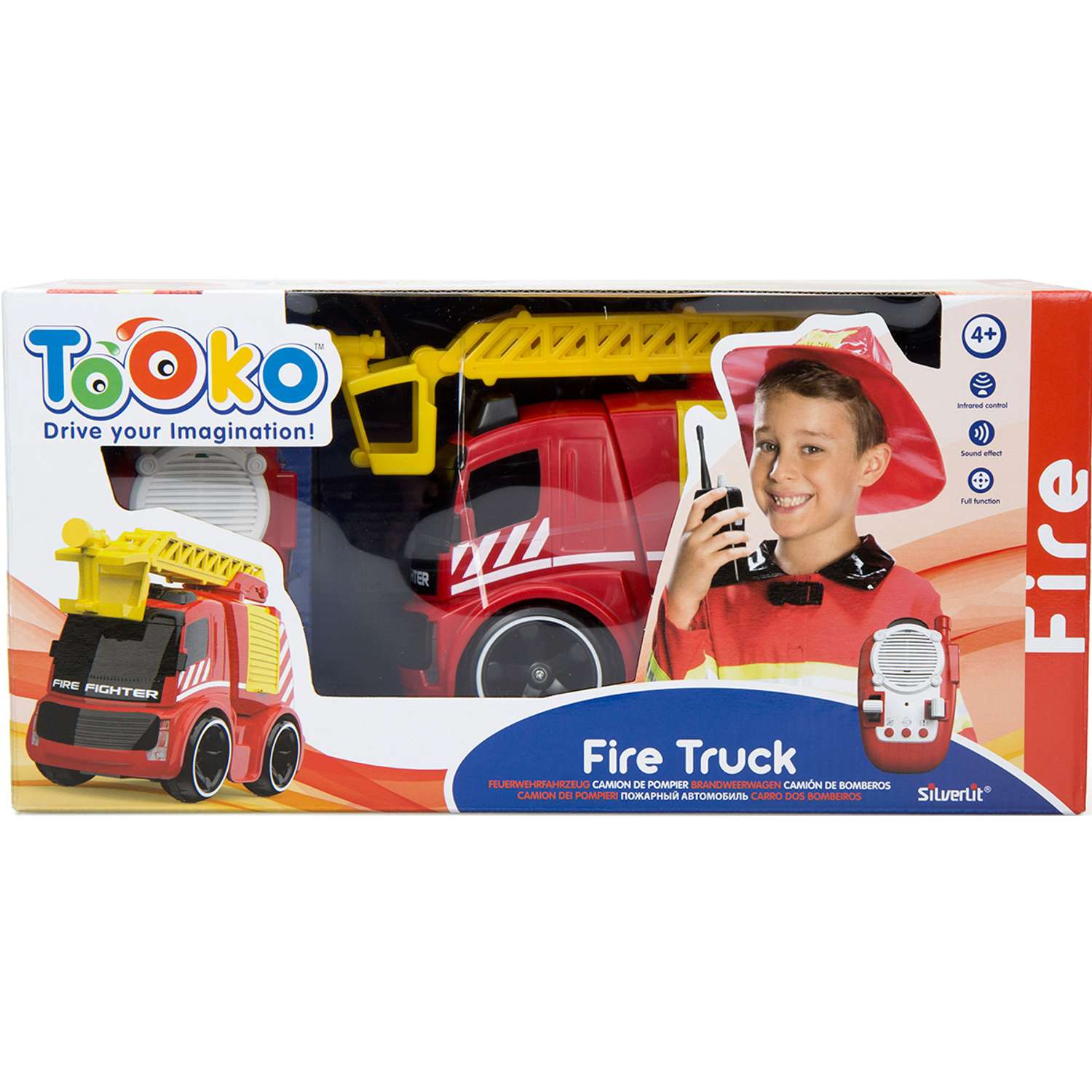 Игровой набор Tooko Пожарная машина на ИК 81486 - фото 1