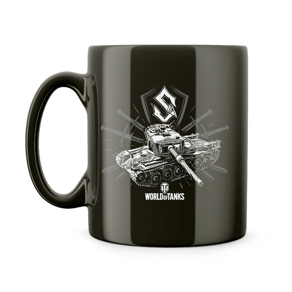 Кружка World of Tanks Sabaton Tank Limited Edition чёрная - фото 1