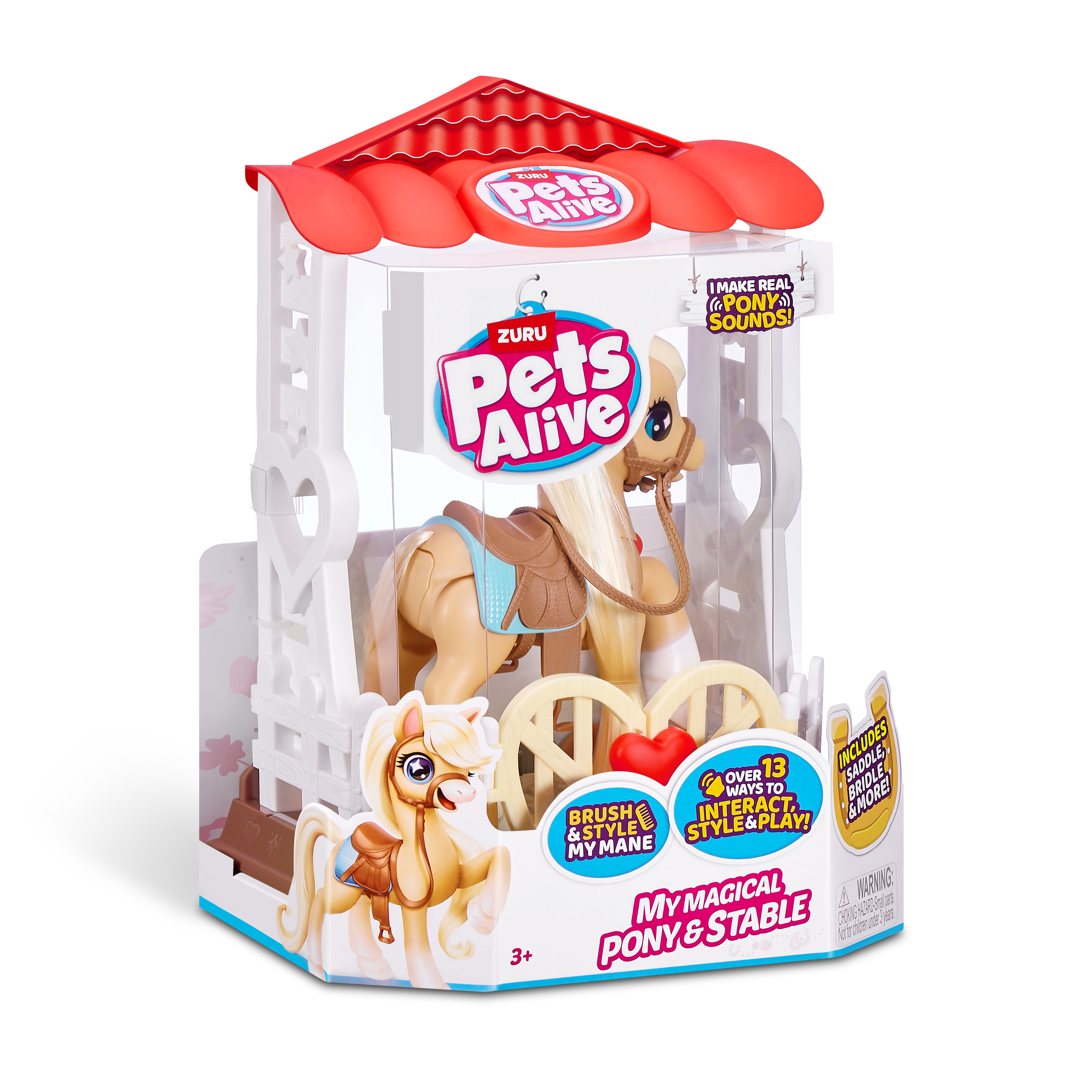 Игровой набор Zuru Pets Alive Пони с аксессуарами и звуковыми эффектами - фото 7