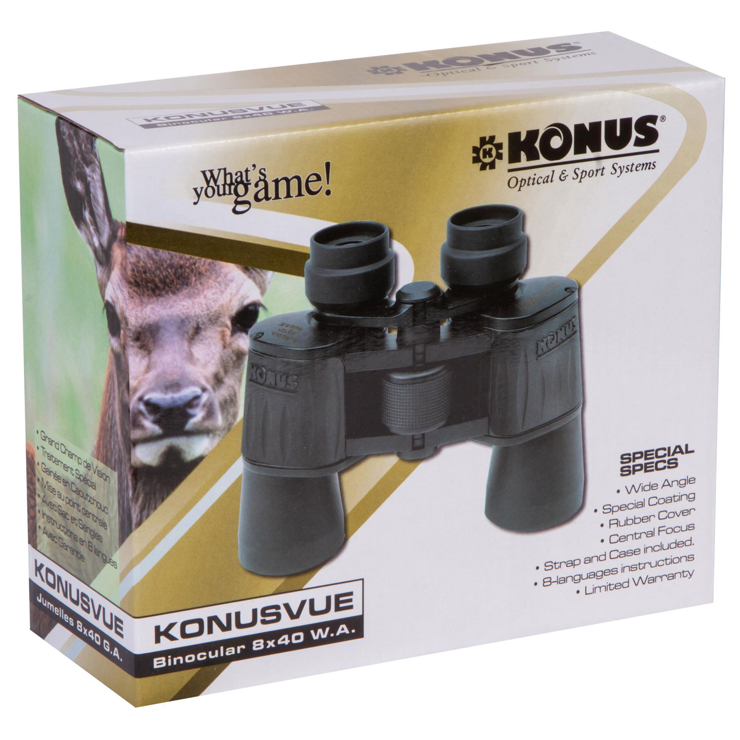 Бинокль Konus Konusvue 8x40 WA - фото 11