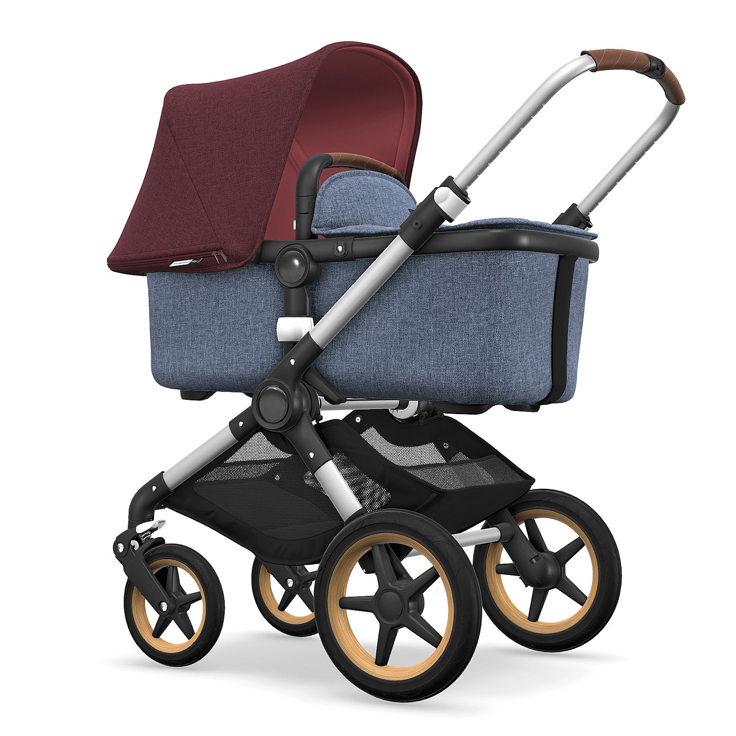 Капюшон для коляски Bugaboo Fox сменный Red Melange 230411RM01 230411RM01 - фото 2