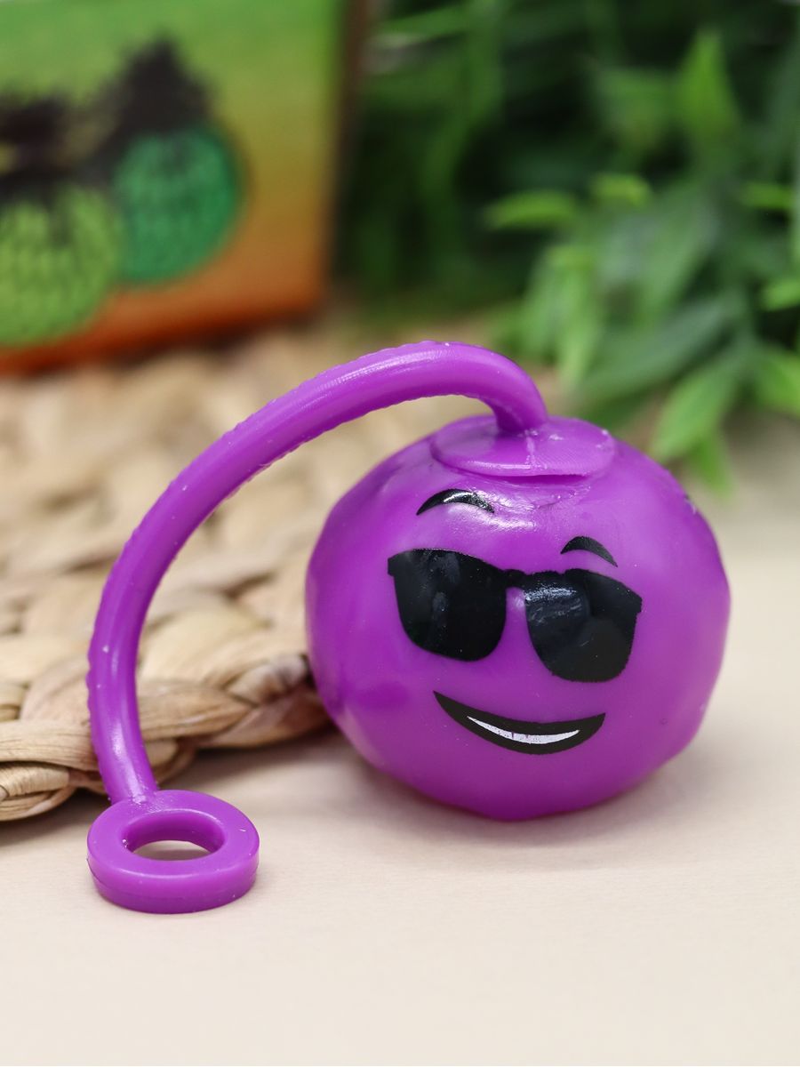 Мялка-антистресс iLikeGift Emoticon purple - фото 1