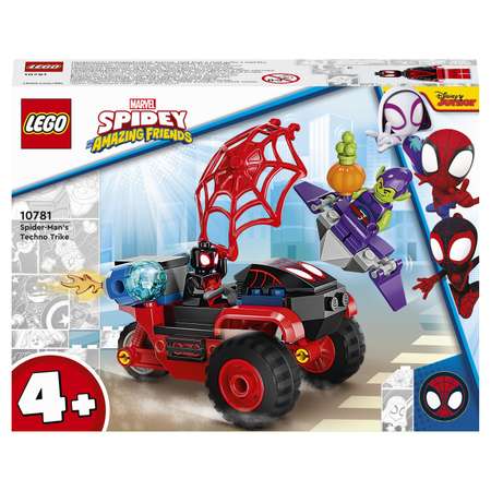 Конструктор LEGO Spidey Майлз Моралес техно трайк Человека Паука 10781