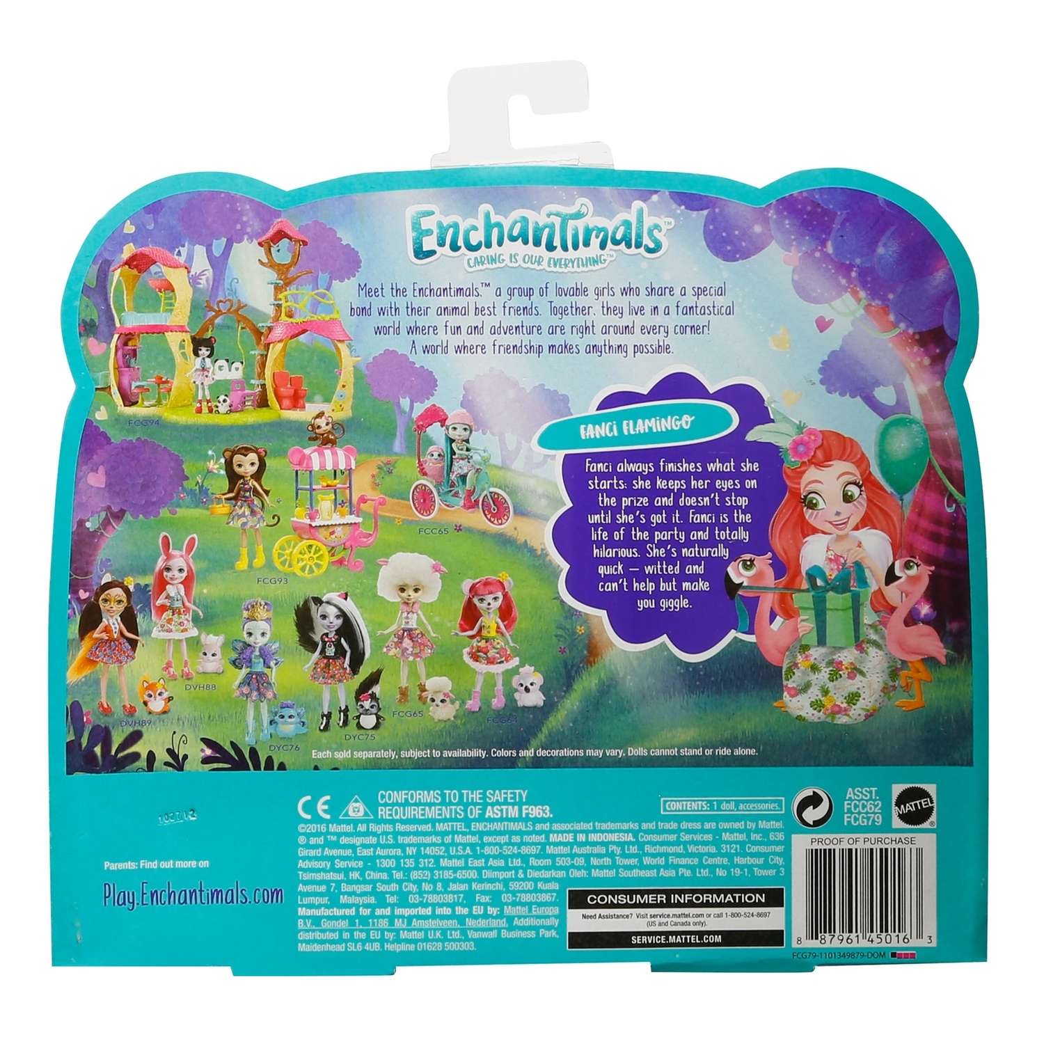 Кукла Enchantimals со зверушкой и тематическим набором FCG79 FCC62 - фото 4