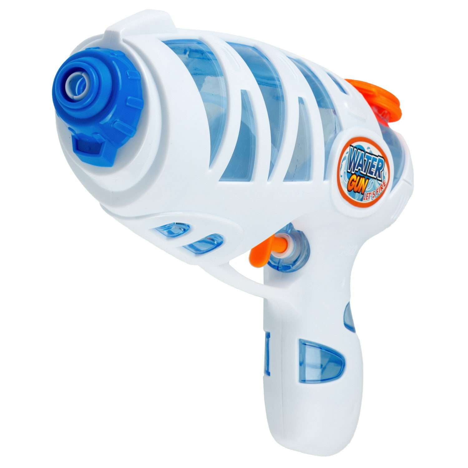 Водяной пистолет Аквамания 1TOY детское игрушечное оружие для мальчиков и девочек белый - фото 1