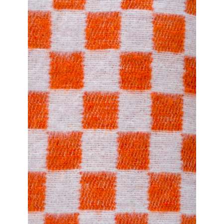 Одеяло Cabo Verde клетка оранжевая