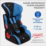 Автомобильное кресло SIGER УУД Siger Космо Lux гр.I/II/III синий