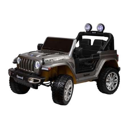 Электромобиль TOYLAND Джип Jeep Rubicon 5016 серый