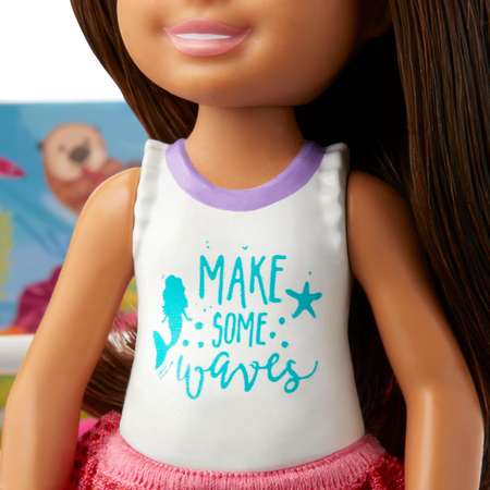 Набор Barbie Семья кукла Челси с питомцем +аквариум GHV75