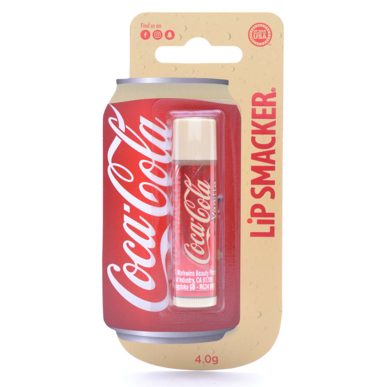 Бальзам для губ Lip Smacker Кока-Кола Ваниль E88857 - фото 2
