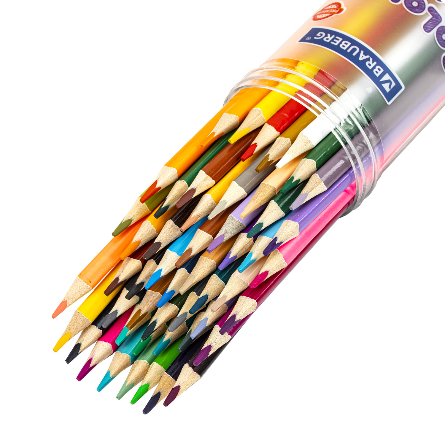 Карандаши цветные Brauberg художественные для рисования 50 цветов трехгранные - фото 10