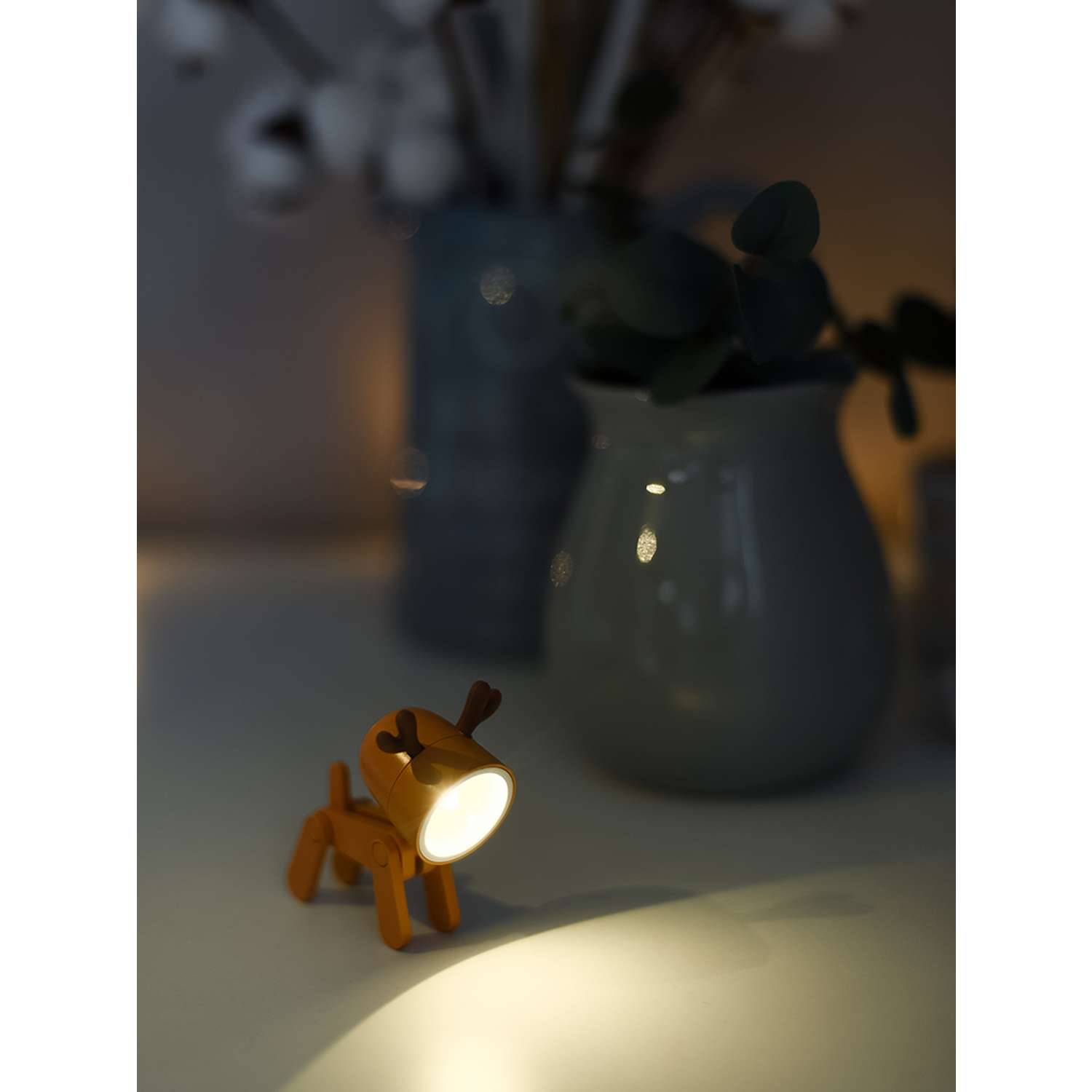 Светильник ночник LATS игрушка робот олень на батарейках - фото 18