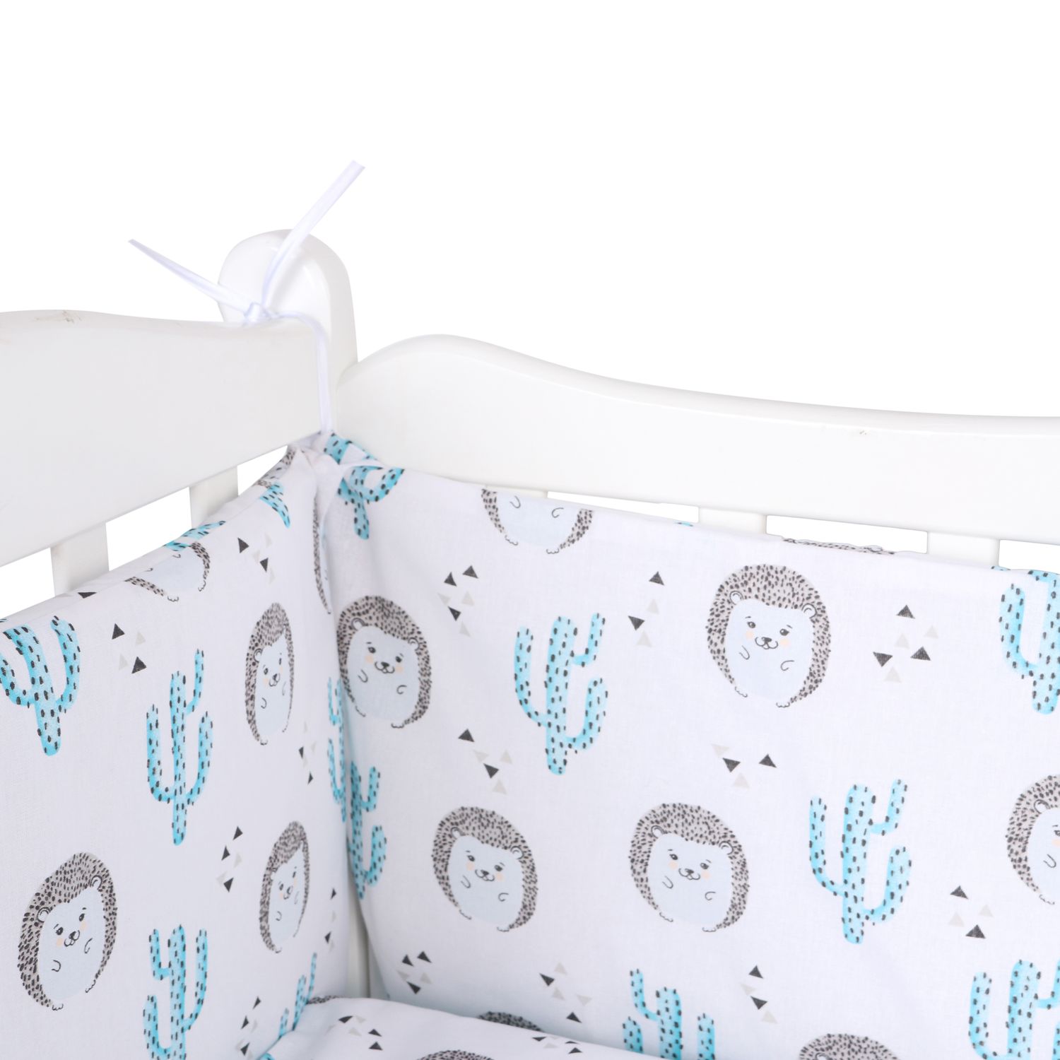 Комплект постельного белья Amarobaby Ёжики 7предметов AMARO-3007-Ez - фото 5