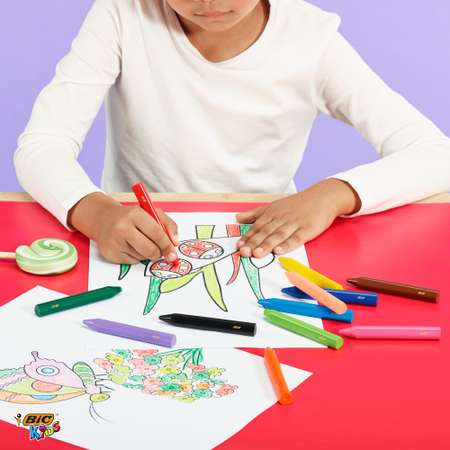 Мелки цветные BIC Kids Plastidecor 12 цв