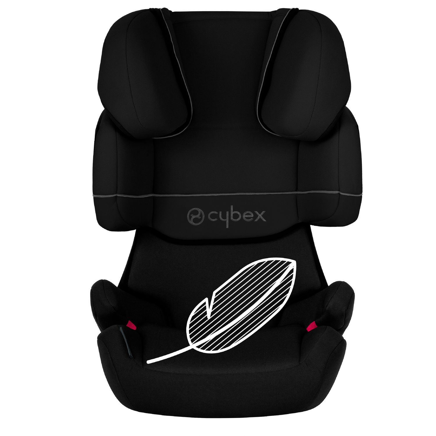 Автокресло Cybex Solution X-Fix Pure Black - фото 3