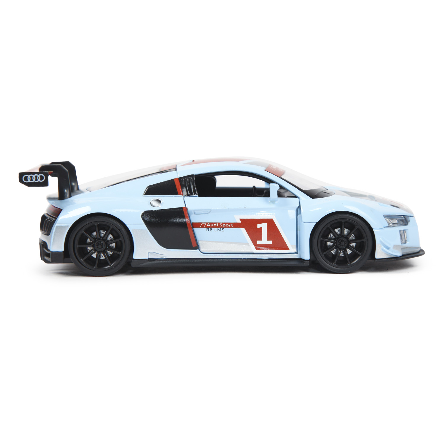 Автомобиль Mobicaro Audi R8 1:32 инерционный голубой 664992(D) - фото 4