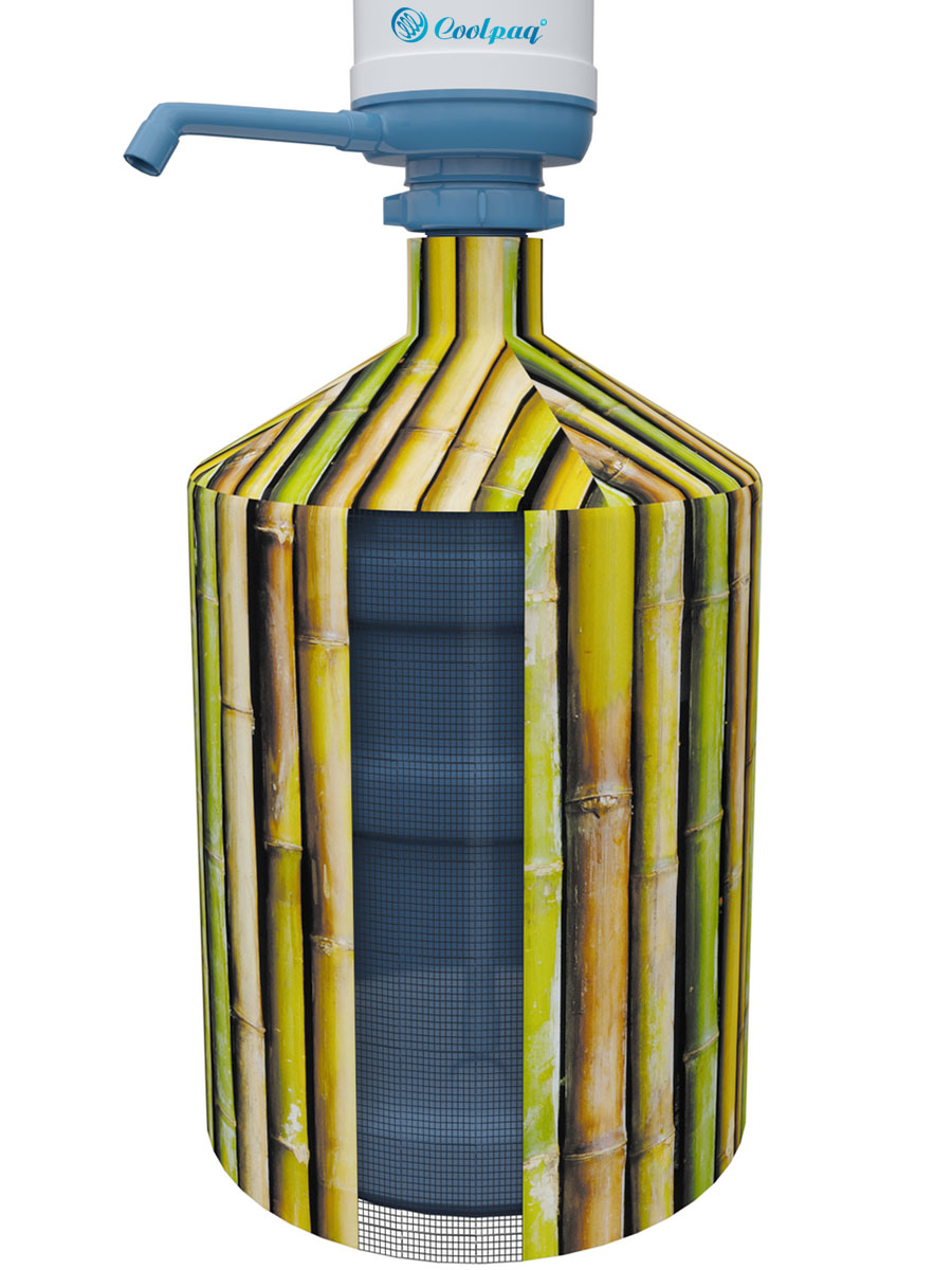 Чехол на бутыль 19л Coolpaq Green Bamboo - фото 2