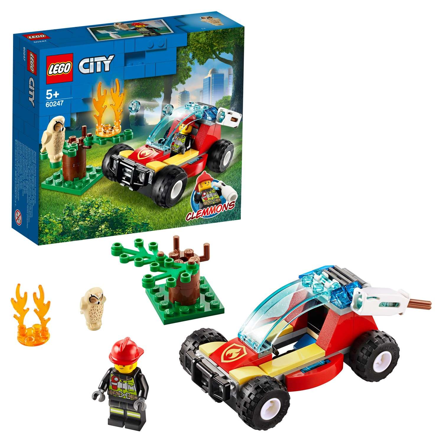 Конструктор LEGO City Fire Лесные пожарные 60247 - фото 1