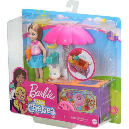 Набор игровой Barbie Челси Магазин Кафе с тележкой и аксессуарами GHV76