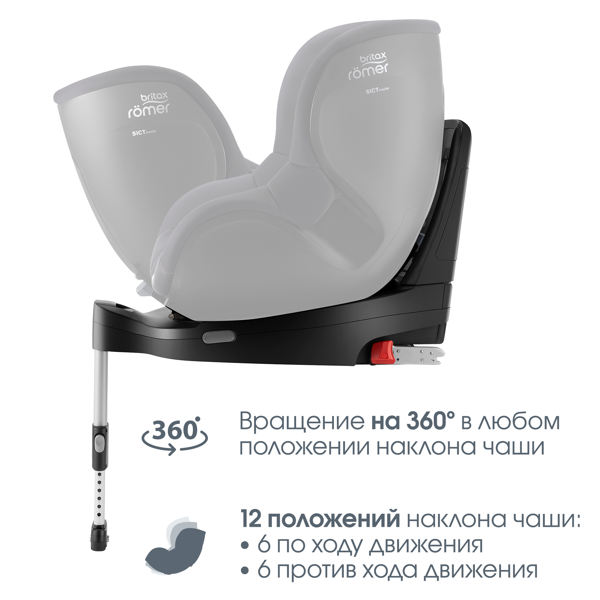 База для автокресла Britax Roemer flex base 5Z - фото 7