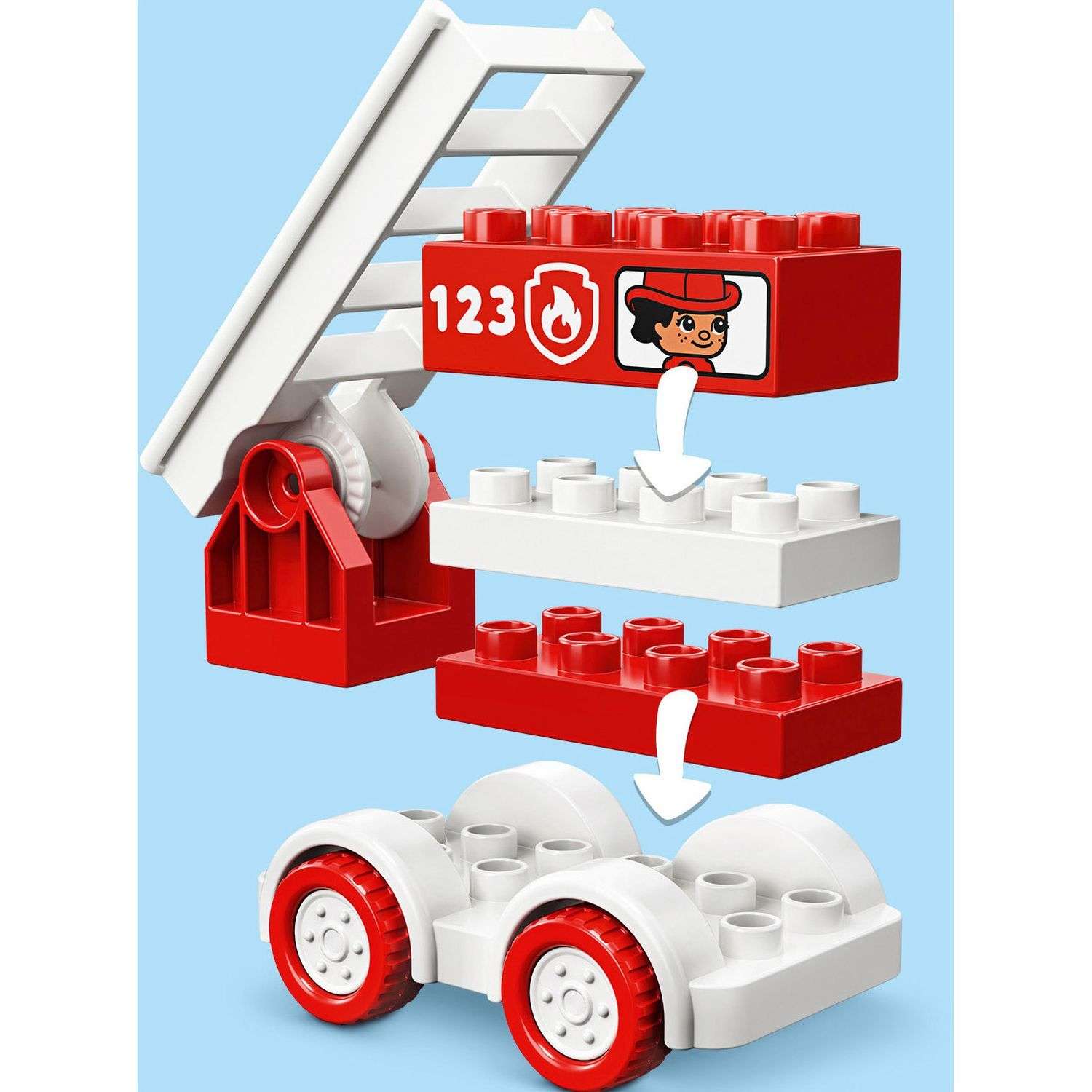 Конструктор LEGO DUPLO My First Пожарная машина 10917 - фото 7