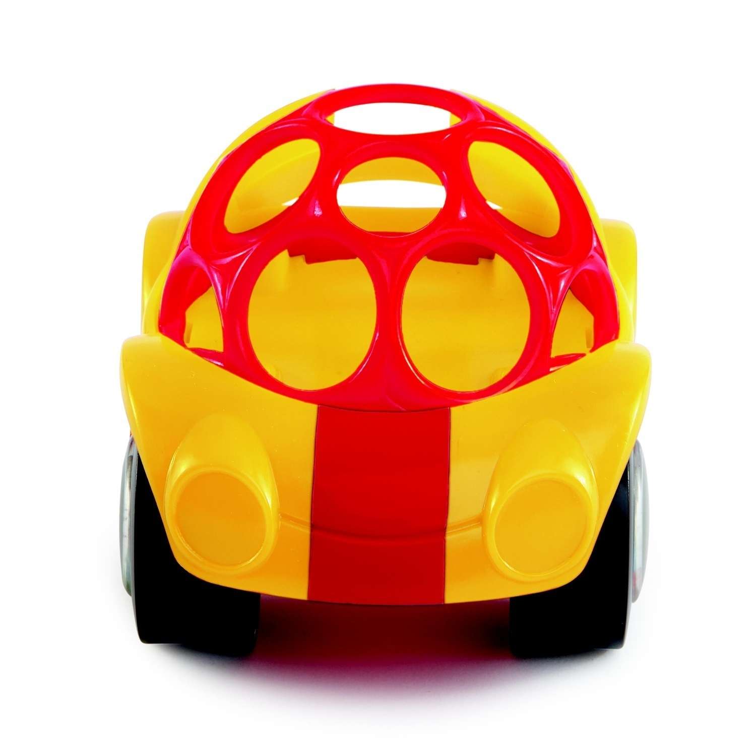 Игрушка развивающая Oball O-ball Машинка Желтая - фото 3
