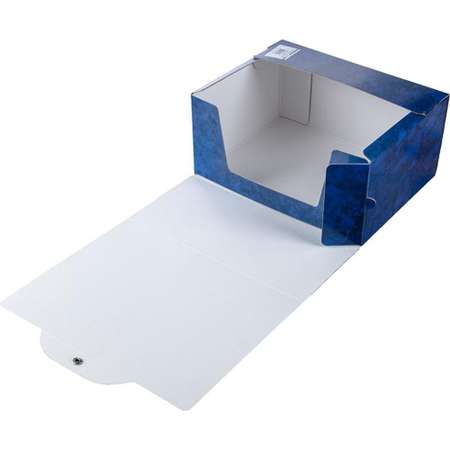 Короб архивный Attache на кнопке 150 мм синий ламинированный картон 1 шт