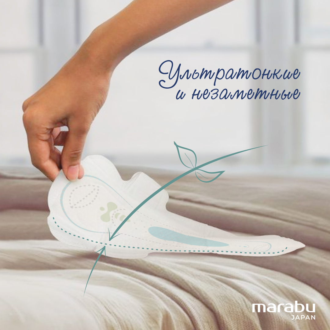 Прокладки MARABU гигиенические супер Мегапак 4 уп по 8 шт - фото 3