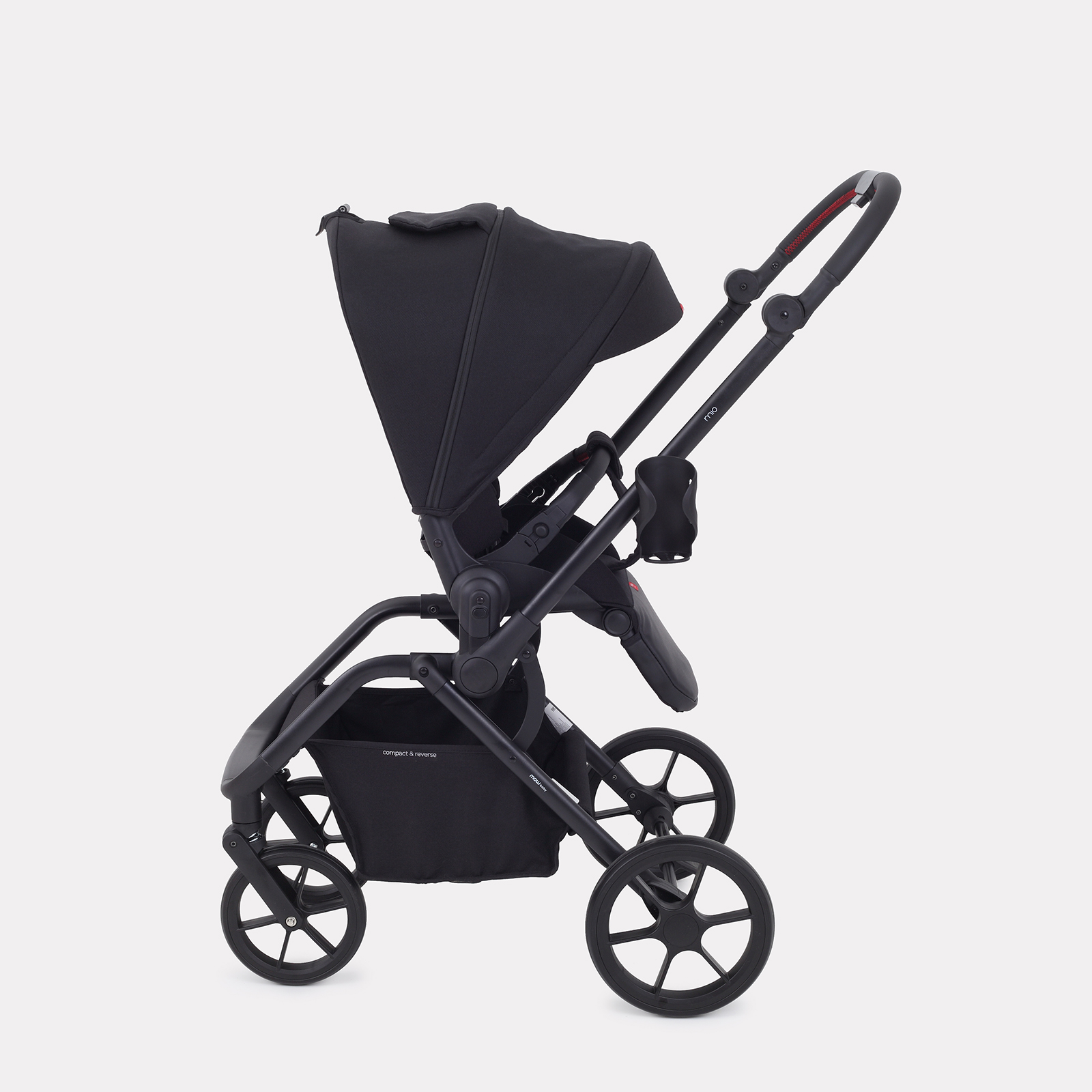 Коляска детская MOWbaby Mio MB102 Black - фото 6