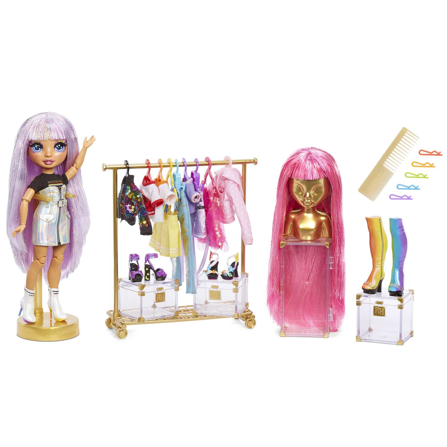 Набор игровой Rainbow High Студия модная радужная с куклой 571049E7C 571049E7C - фото 1