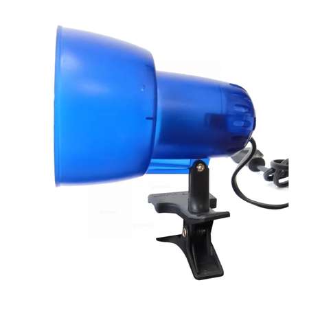 Настольный светильник Феникс на прищепке НТ0-34В прозрачно-синий