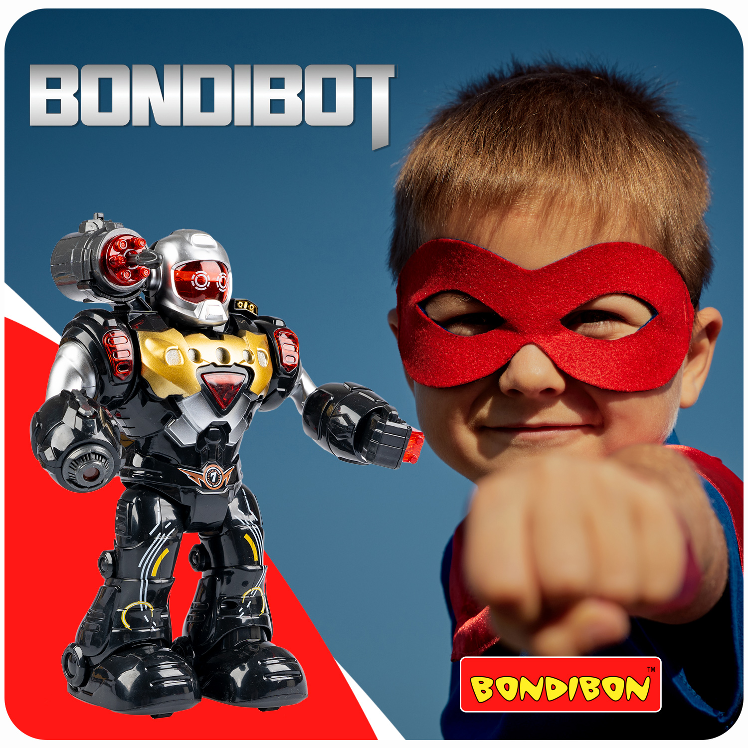 Робот Bondibon Воины миров со свето-звуковыми эффектами и проектором BONDIBOT - фото 11