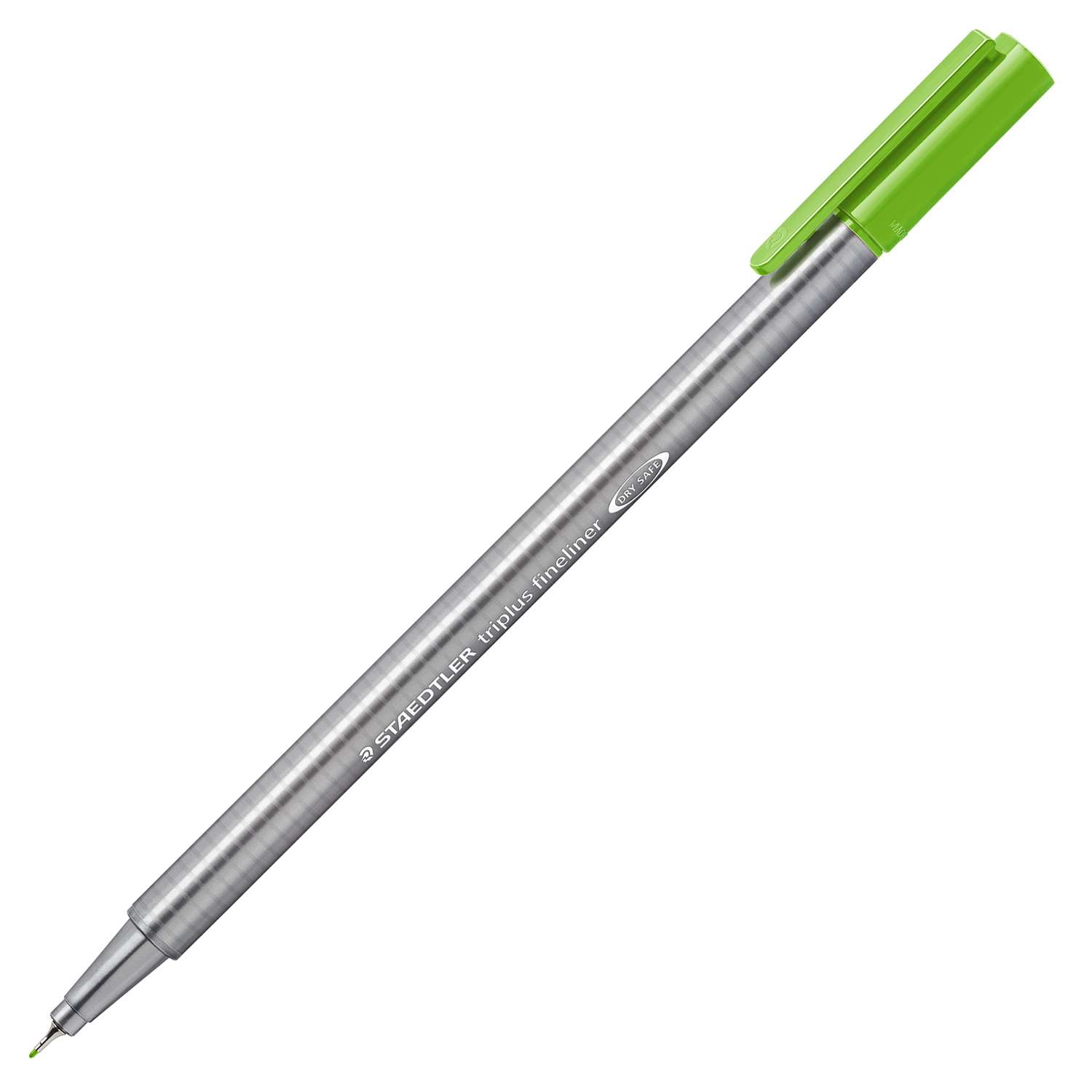 Ручка капиллярная Staedtler Triplus трехгранная Светло-зеленая Ван Дейк - фото 1