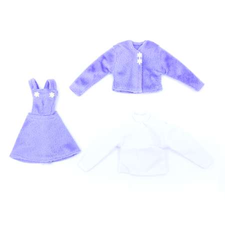 Комплект одежды Модница для куклы 29 см 2010 сиреневый