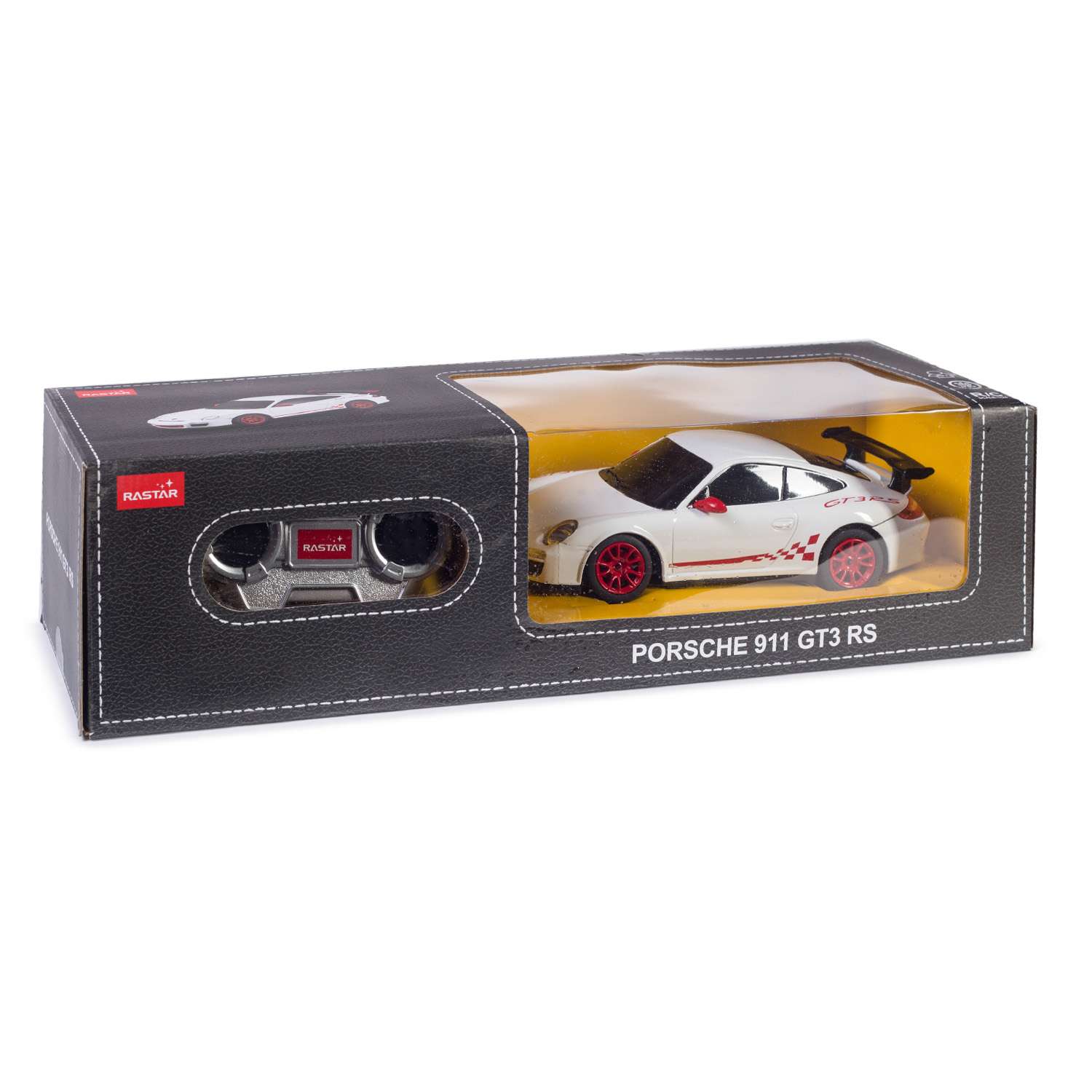 Машинка р/у Rastar Porsche GT3 RS 1:24 белая - фото 3