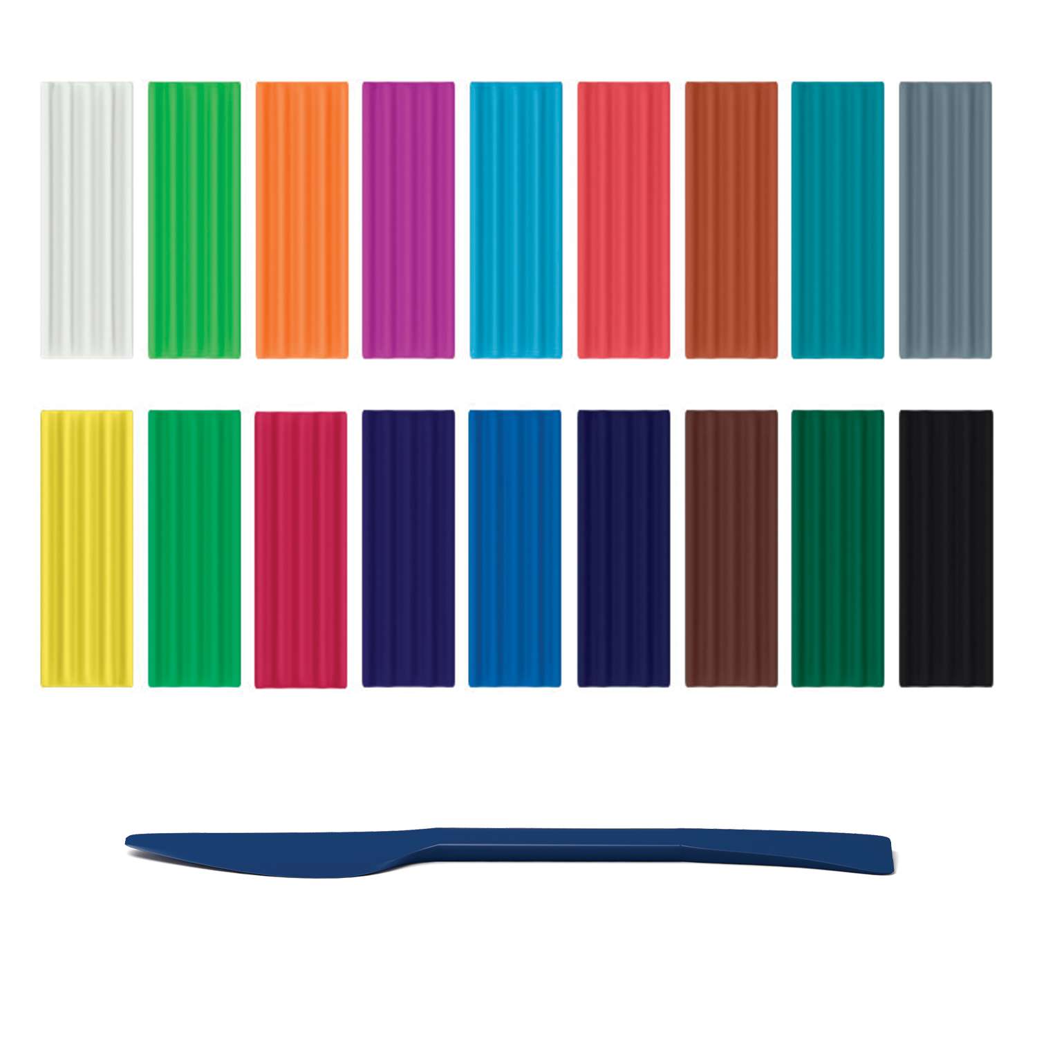 Классический пластилин ArtBerry 18цветов со стеком 324г 58533 - фото 1