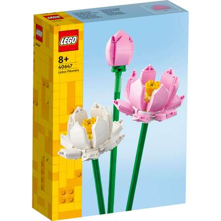 Конструктор LEGO Botanicals Цветы лотоса блочный