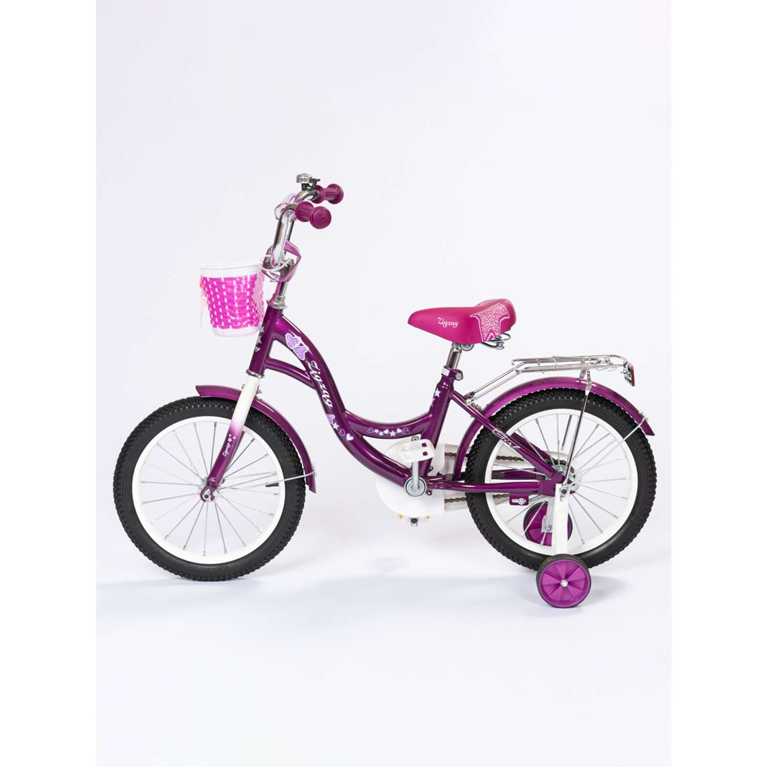 Велосипед ZigZag GIRL фиолетовый 16 дюймов - фото 3
