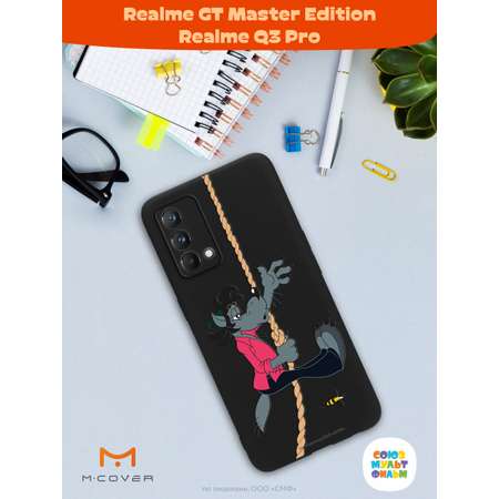 Силиконовый чехол Mcover для смартфона Realme GT Master Edition Q3 Pro Союзмультфильм Полет волка