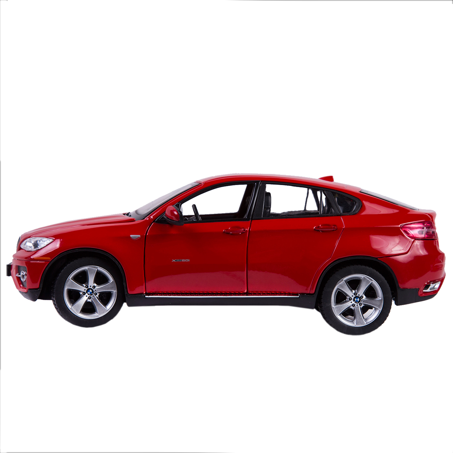 Автомобиль Rastar BMW X6 1:24 без механизмов красный 41500 - фото 4