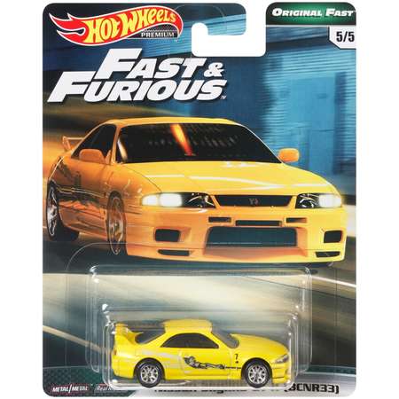 Машинка Hot Wheels Форсаж Ниссан Скайлайн GT-R GBW83