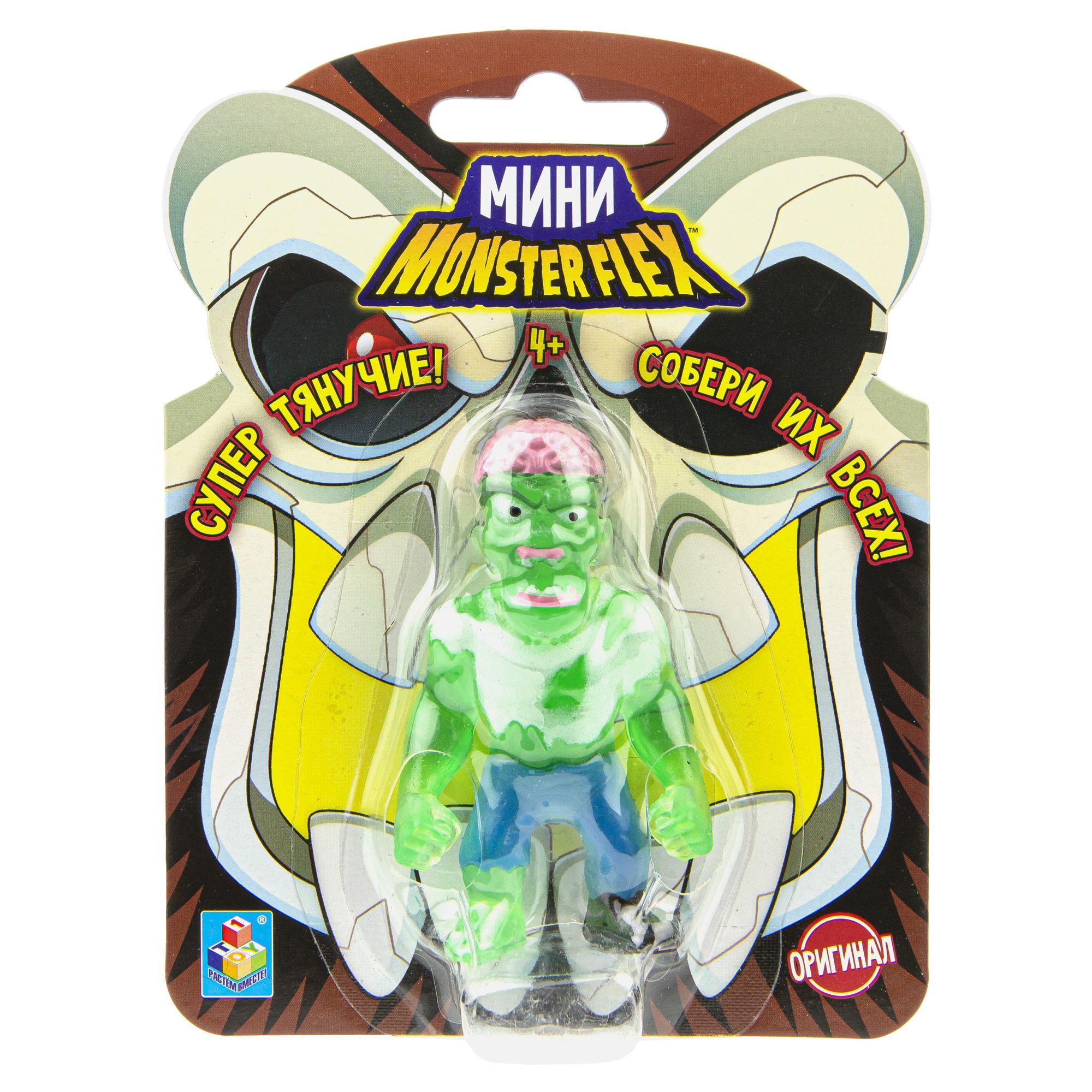 Игрушка тягун 1Toy Monster Flex Mini в ассортименте Т21688-1 - фото 7