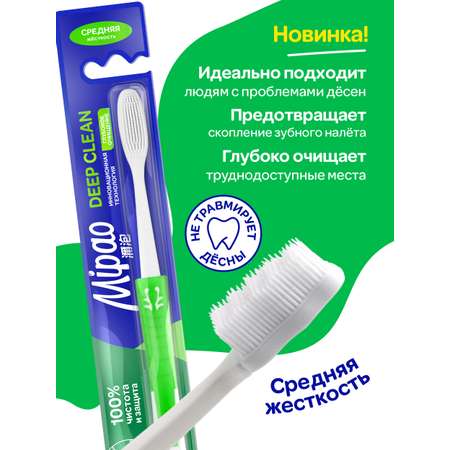 Силиконовая зубная щетка Mipao для чувствительных зубов и десен