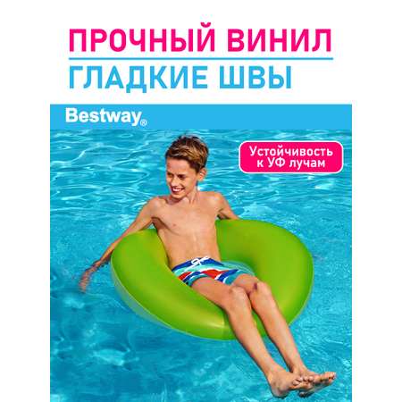 Круг для плавания Bestway Неоновый иней Зеленый