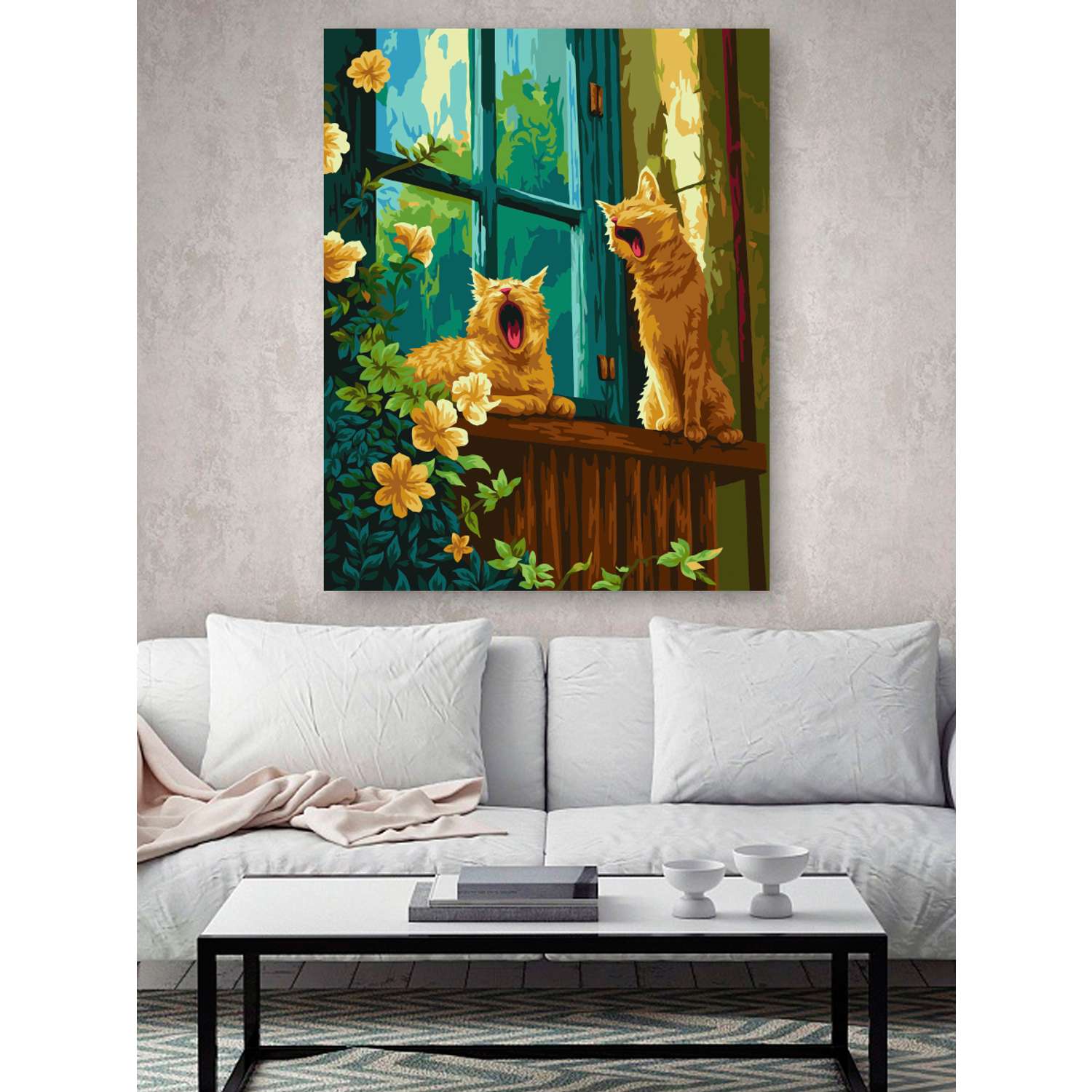 Картина по номерам Hobby Paint холст на деревянном подрамнике 40х50 см Сонное утро - фото 3