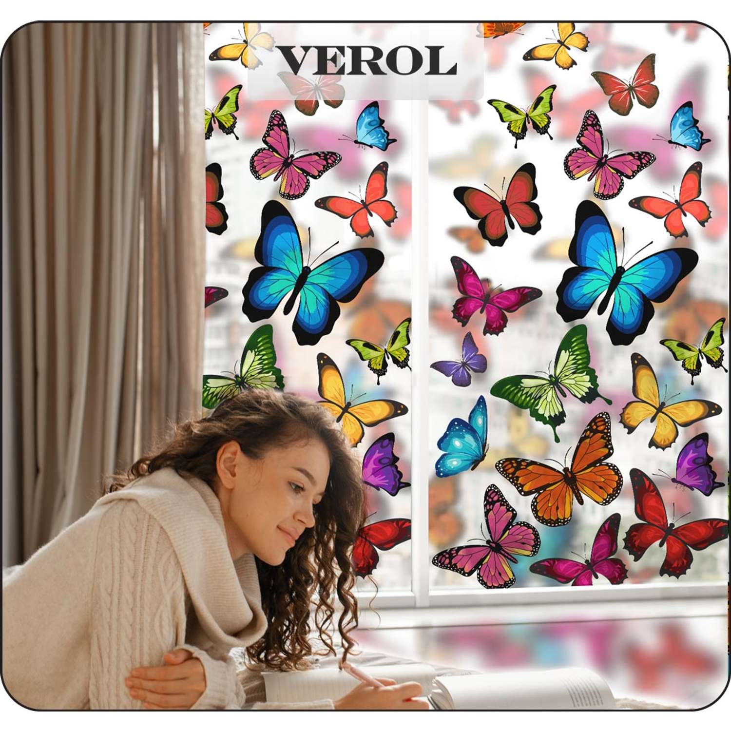 Наклейка интерьерная VEROL Бабочки - фото 3