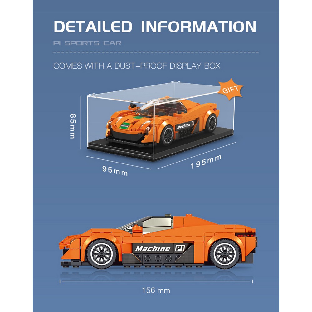 Конструктор Mould King McLaren P1 306 деталей - фото 15