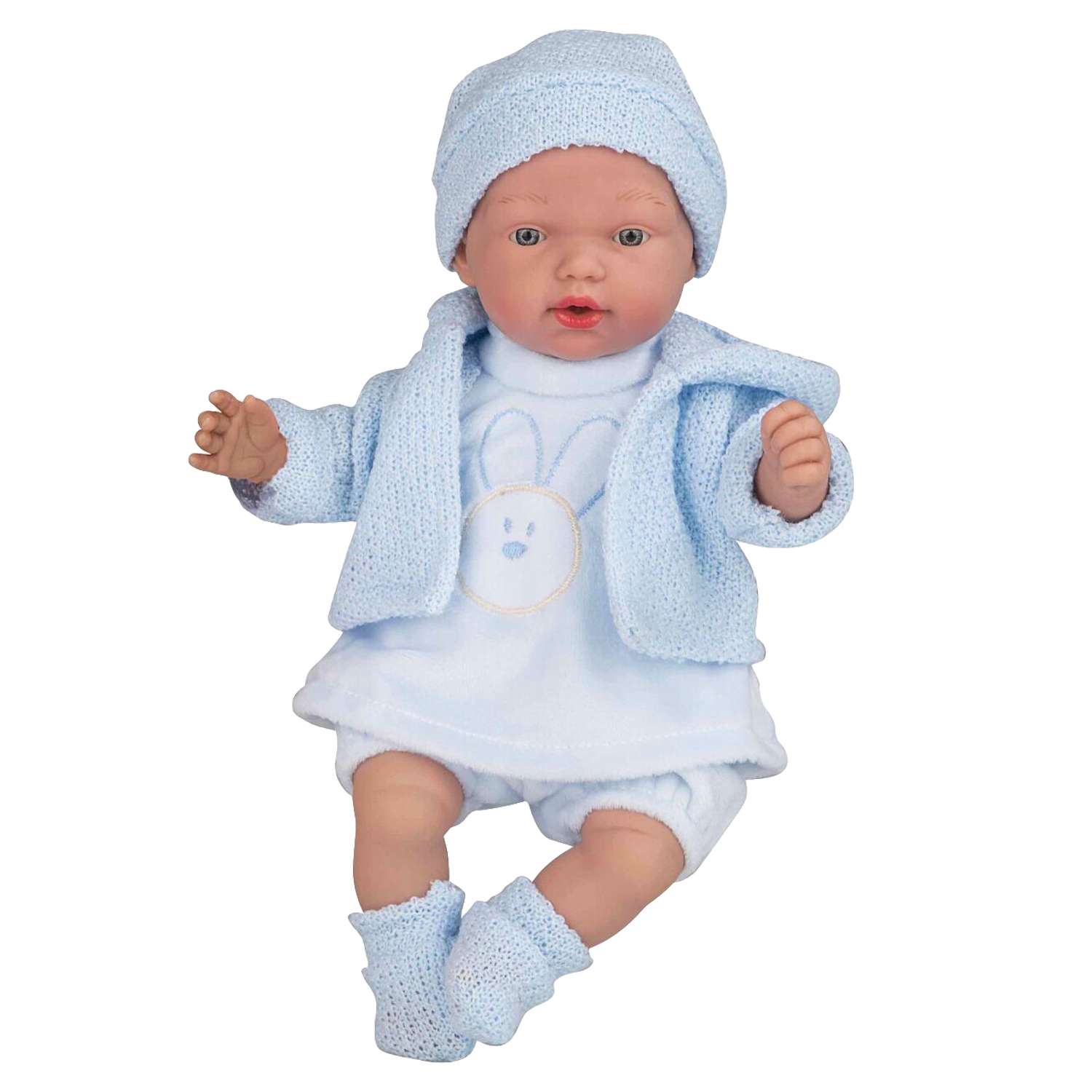 Кукла Arias Elegance Hanne 28 см плачет в голубой одежде Т22019 - фото 1