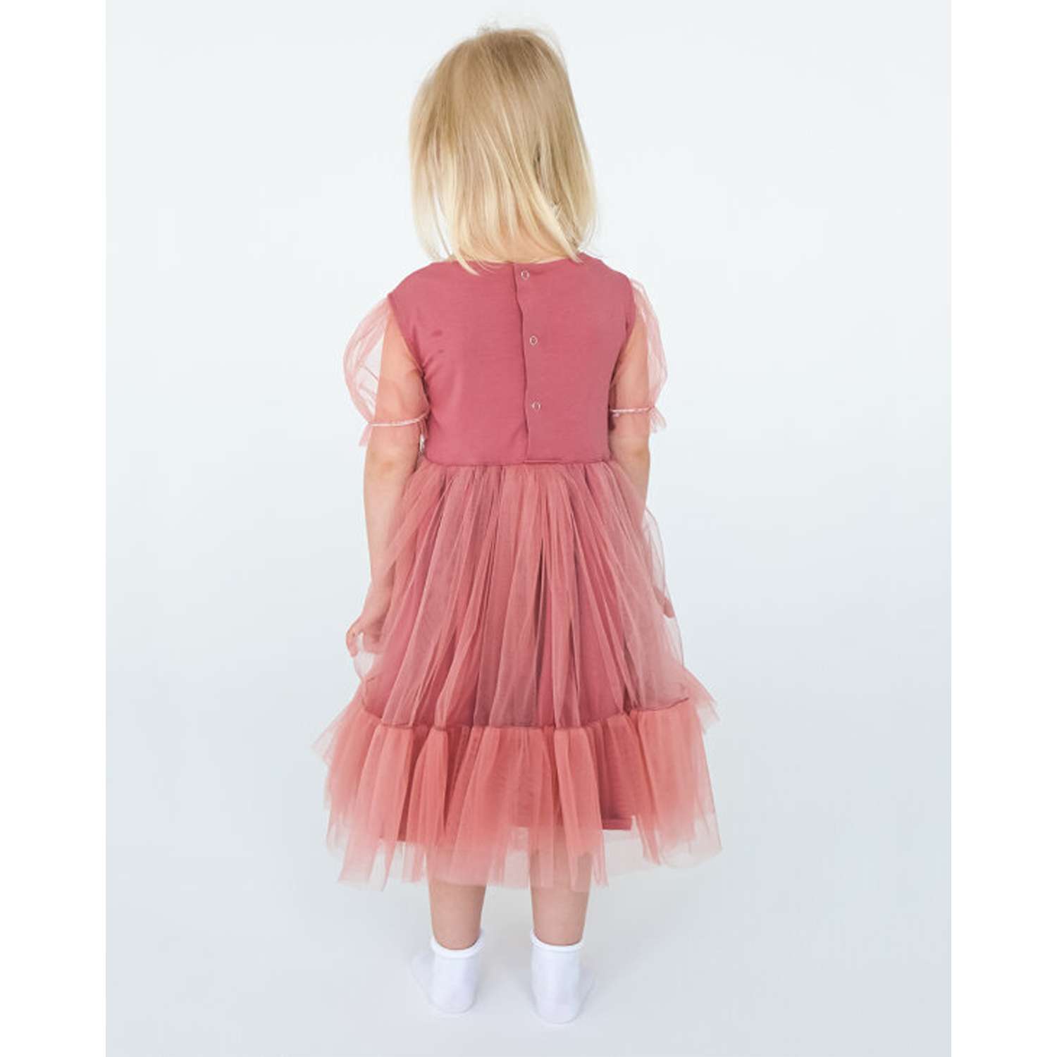 Платье Trendyco kids ТК606/пыльный-кедр - фото 3