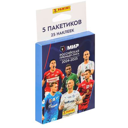 Наклейки коллекционные Panini Рпл сезон 2024 - 2025 5 пакетиков в экоблистере